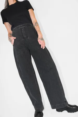 Tany Pant in Washed Black Denim