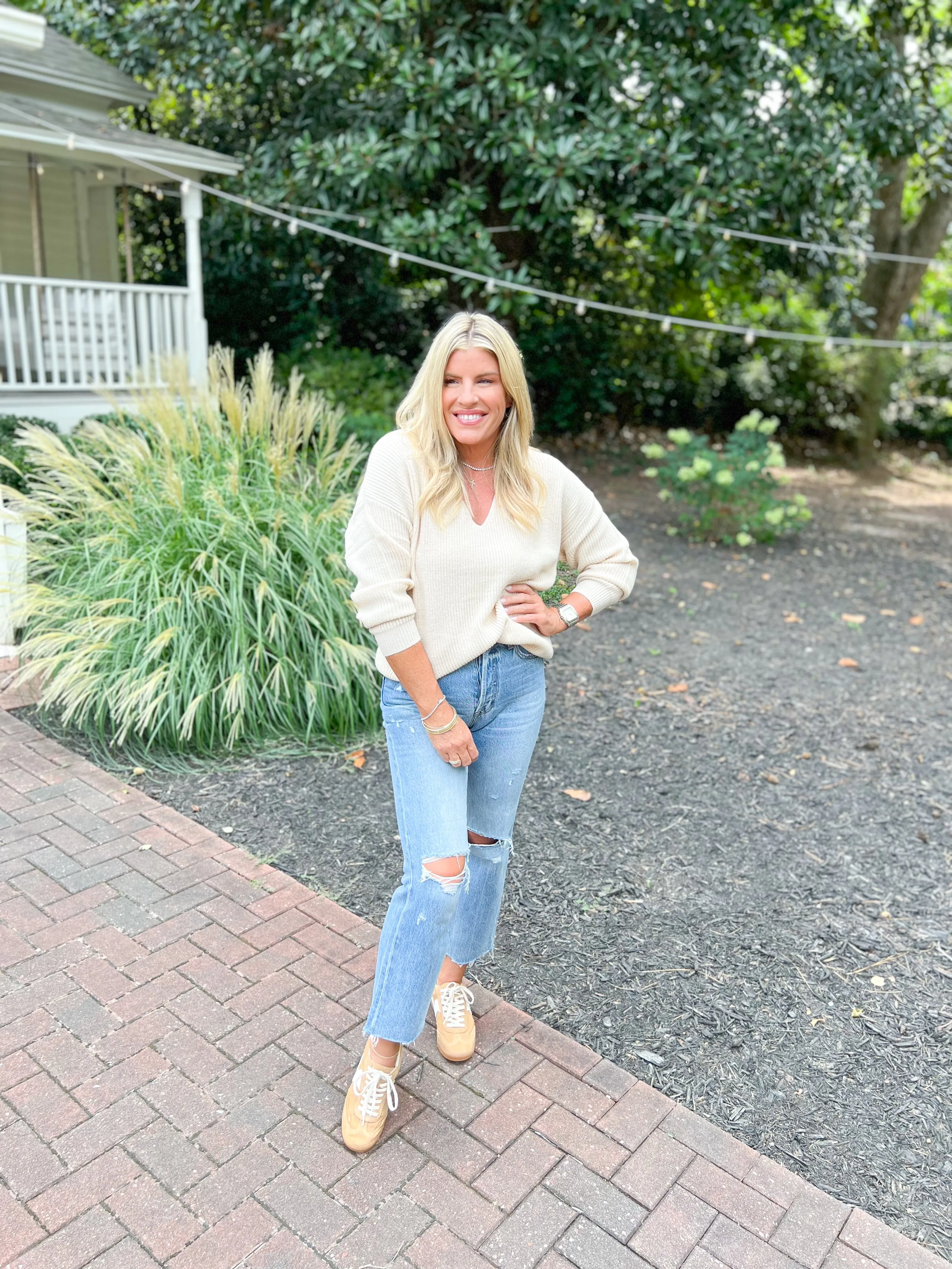 Thali Sweater-Cream