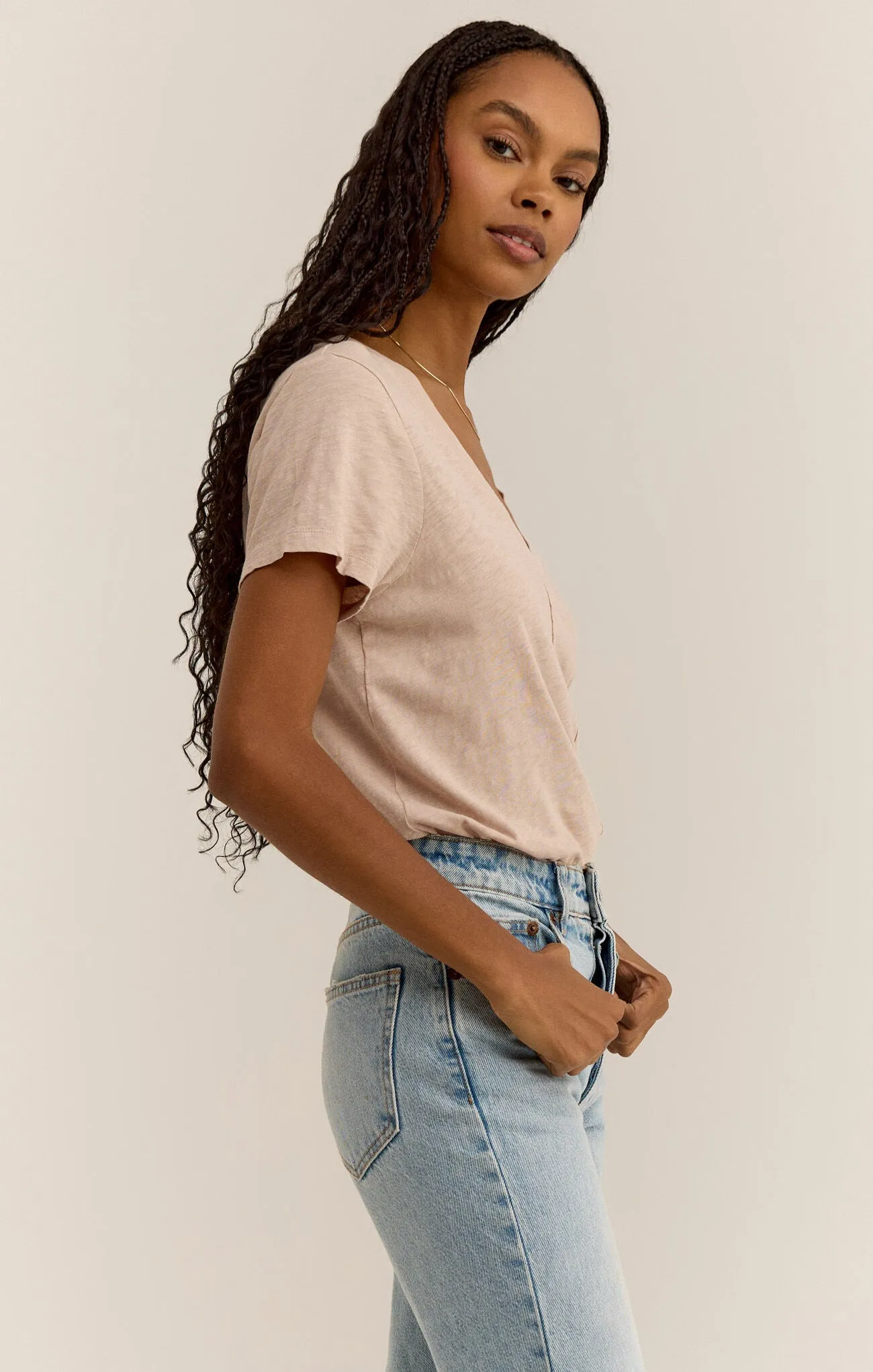 The Asher V-Neck Tee