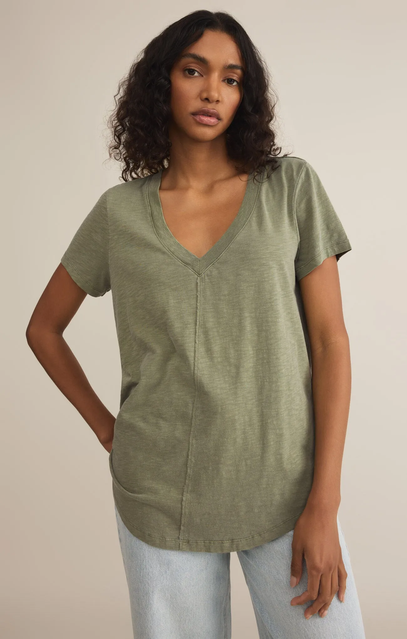 The Asher V-Neck Tee