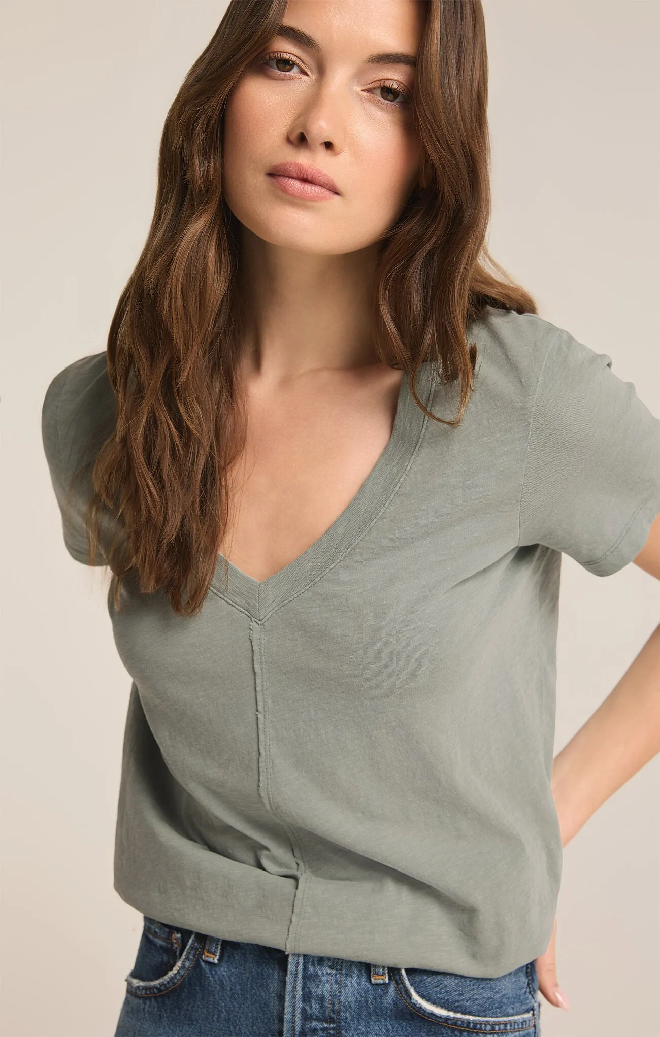 The Asher V-Neck Tee