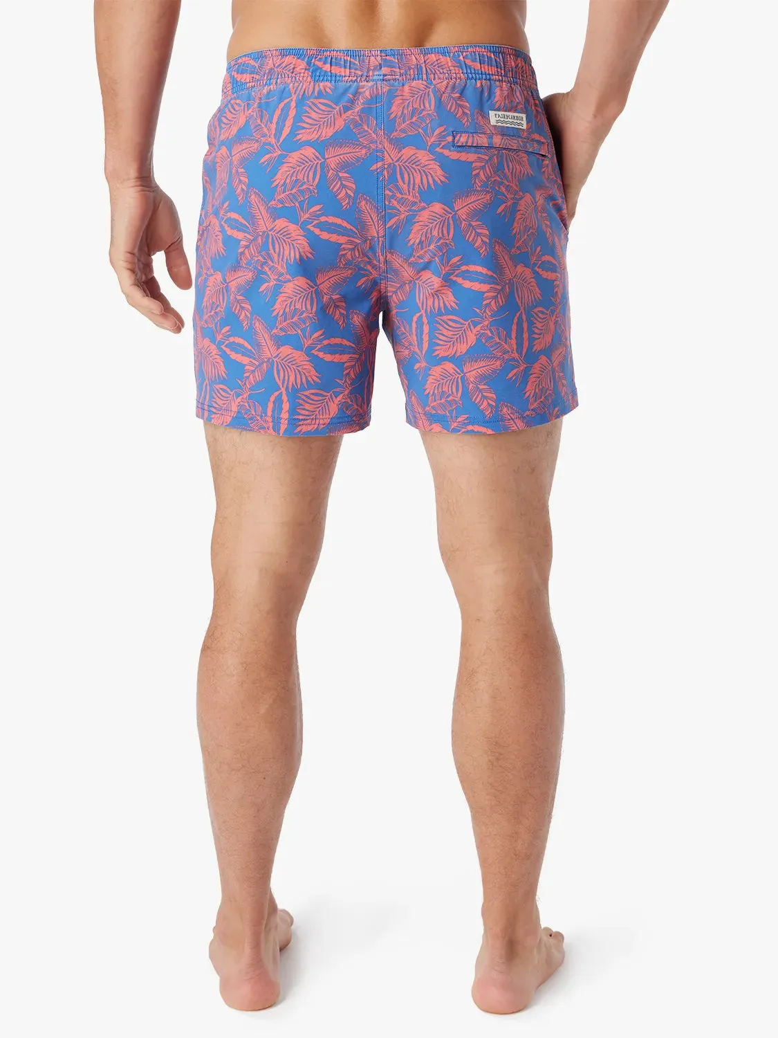 The Bungalow Trunk | Cobalt Neon Leaves