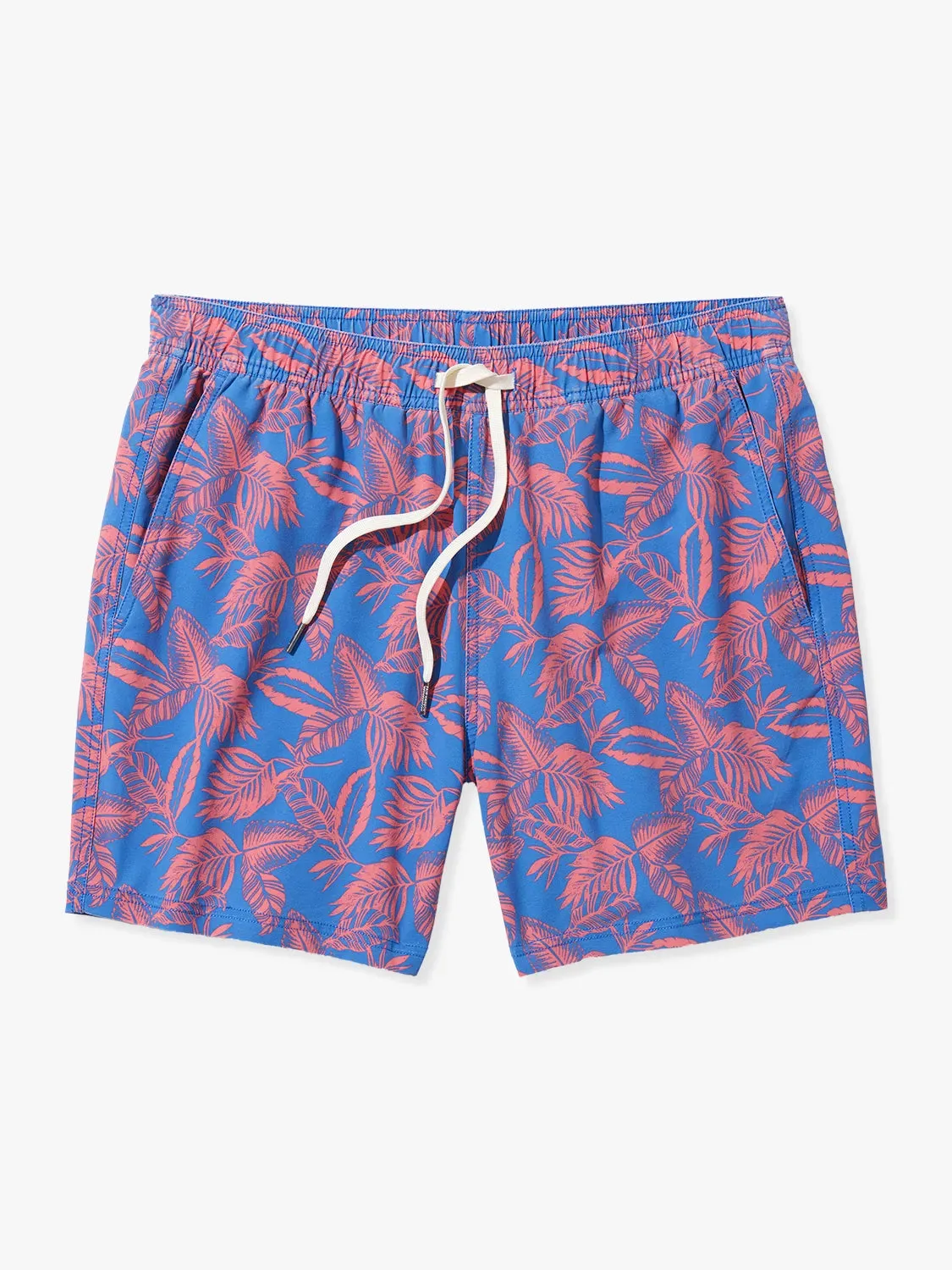 The Bungalow Trunk | Cobalt Neon Leaves