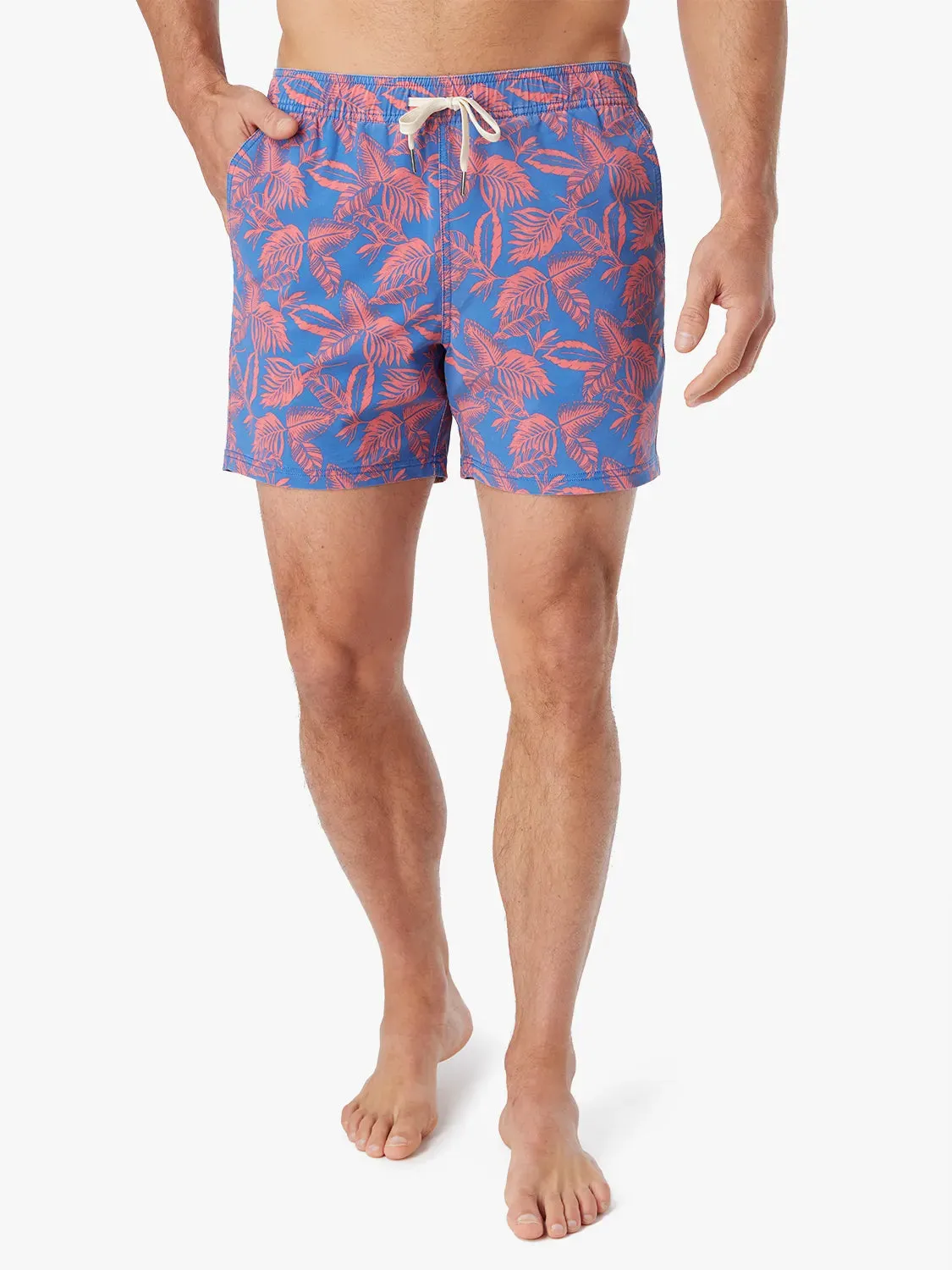 The Bungalow Trunk | Cobalt Neon Leaves