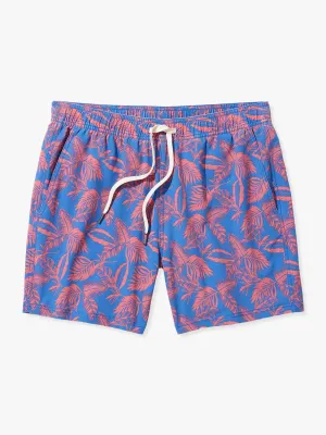 The Bungalow Trunk | Cobalt Neon Leaves