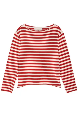 The Sailor Sweater | Maple Stripe