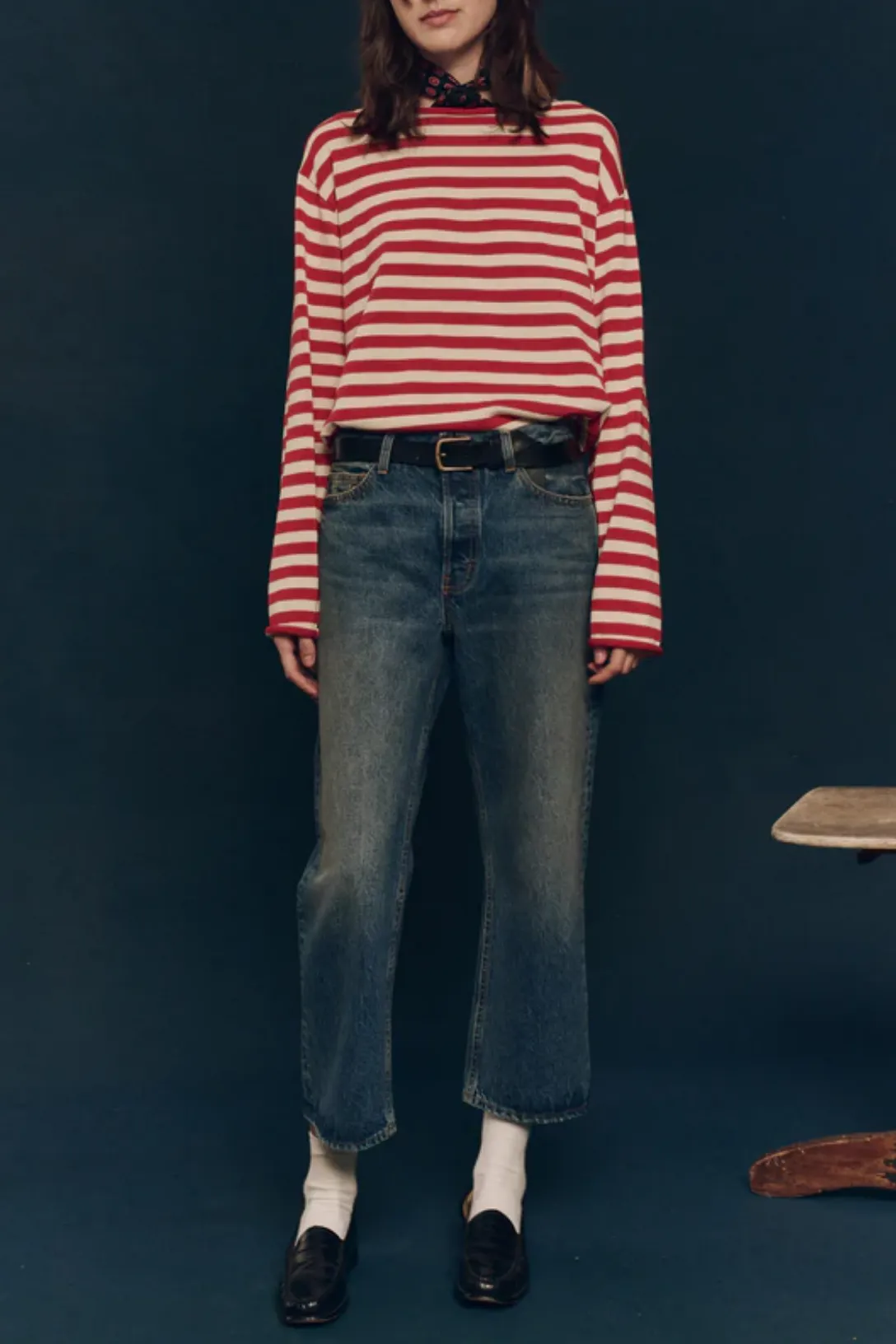 The Sailor Sweater | Maple Stripe