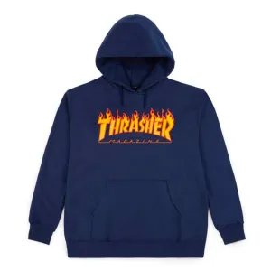 Thrasher - Flame Youth Hoodie Navy