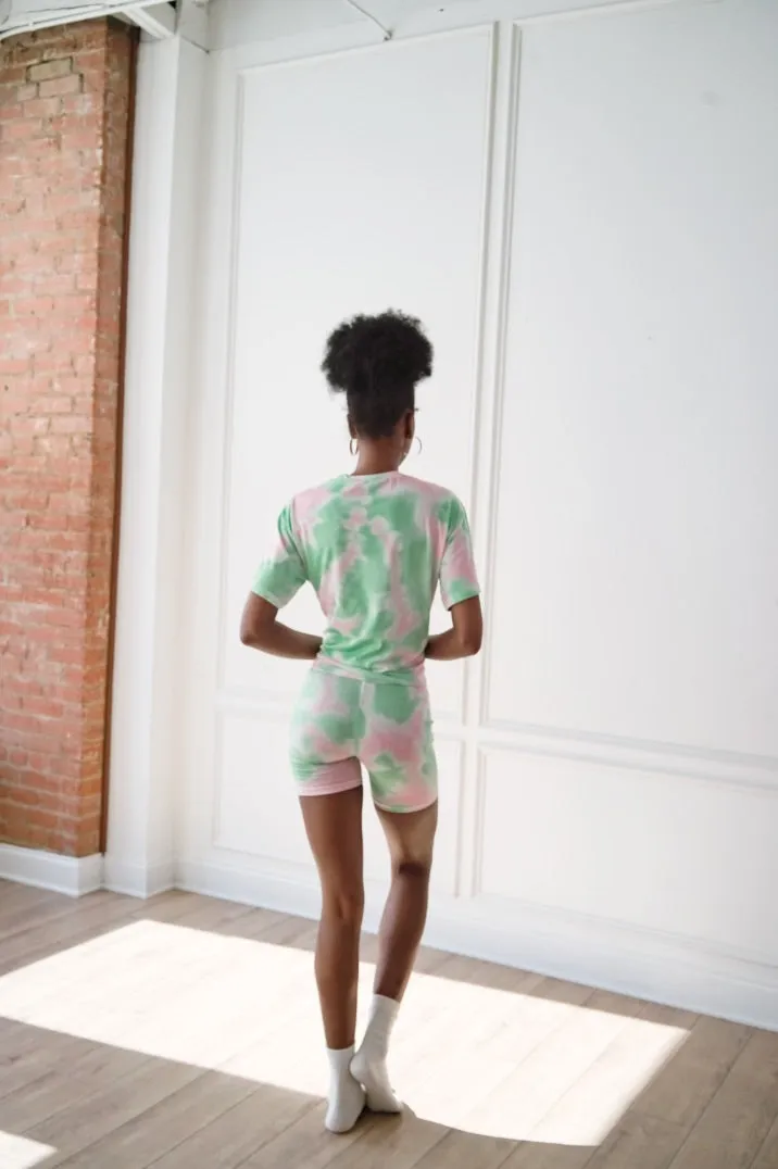 Tie-Dye Tee & Shorts Set
