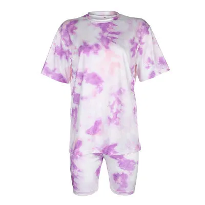 Tie-Dye Tee & Shorts Set