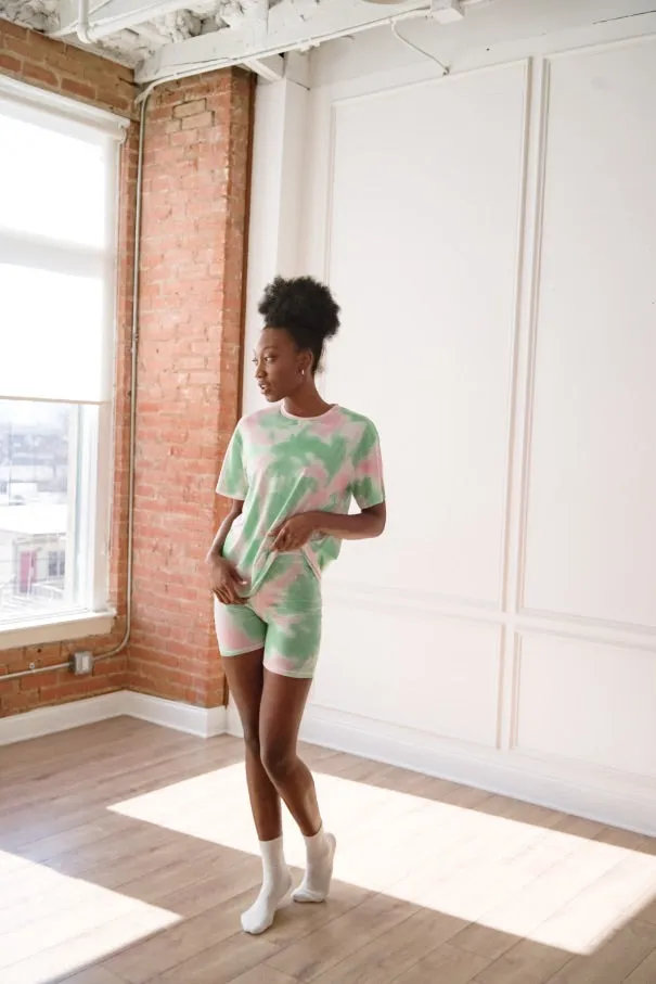 Tie-Dye Tee & Shorts Set