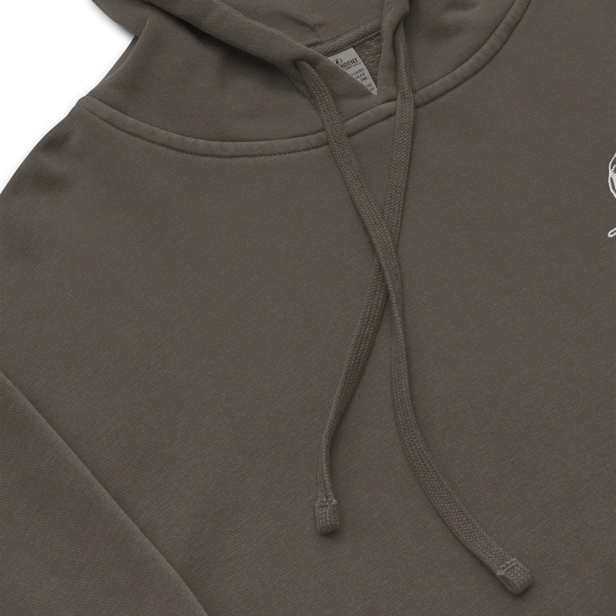 Till death Unisex pigment-dyed hoodie