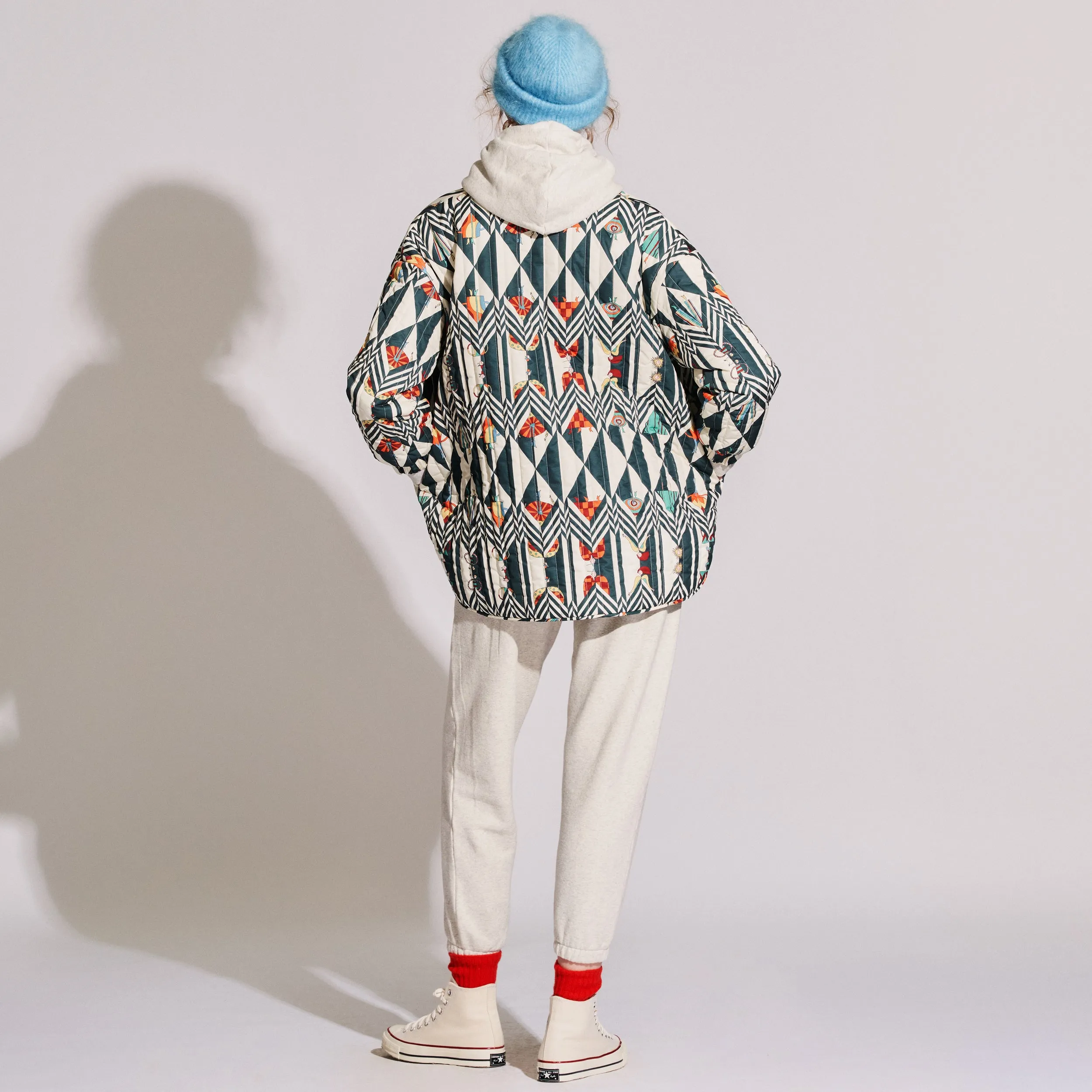 TO THE ODD DUCKS!  - QUILTED BOXY JACKET