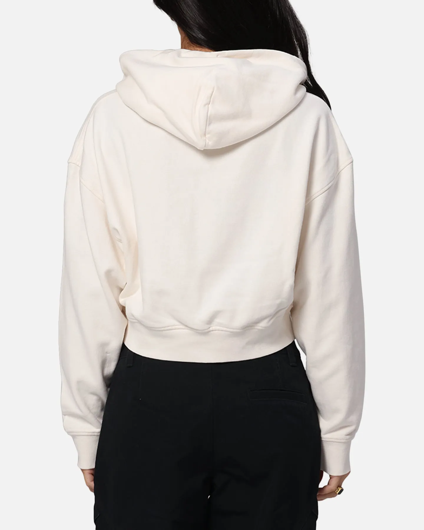 Tommy Jeans Women's Boxy Crop GMD Varsity Hoodie Ancient White