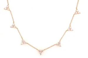 Triple Peak Necklace