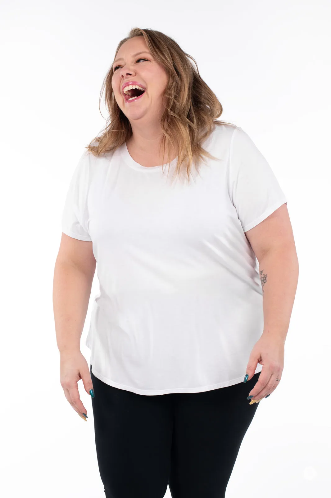 Tuckable Crew Neck Tee