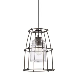 TURNER 1 LIGHT PENDANT, NORDIC GREY