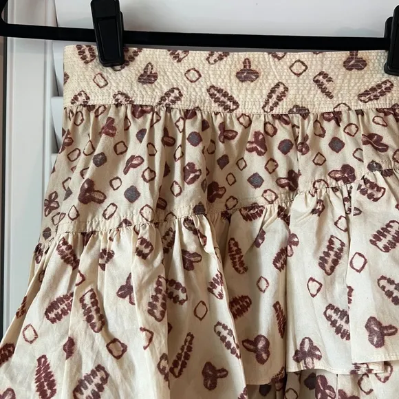Ulla Johnson Shibori Layered Skirt - Size 2