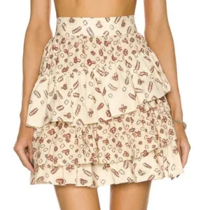 Ulla Johnson Shibori Layered Skirt - Size 2