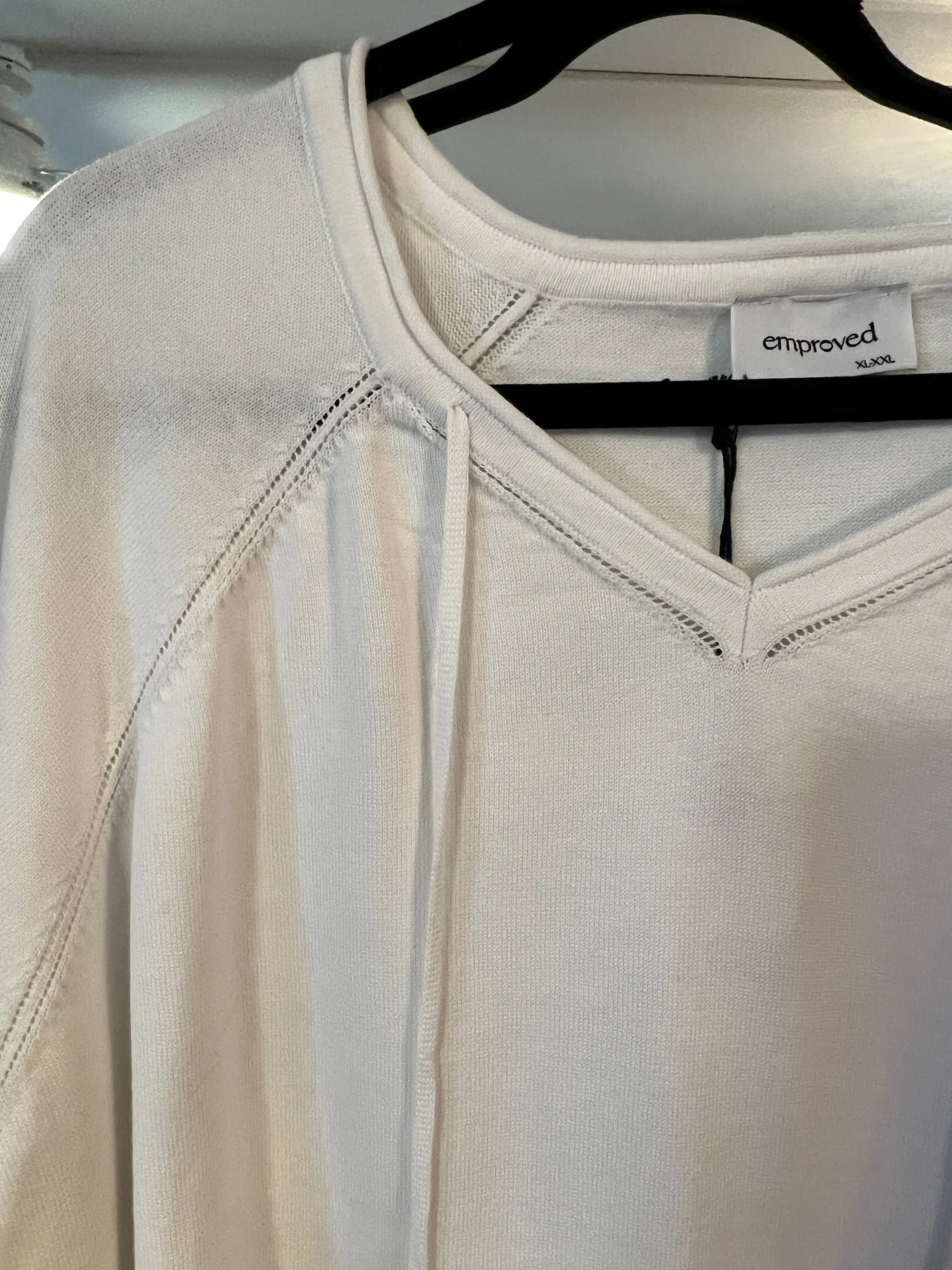 V Neck sweater poncho