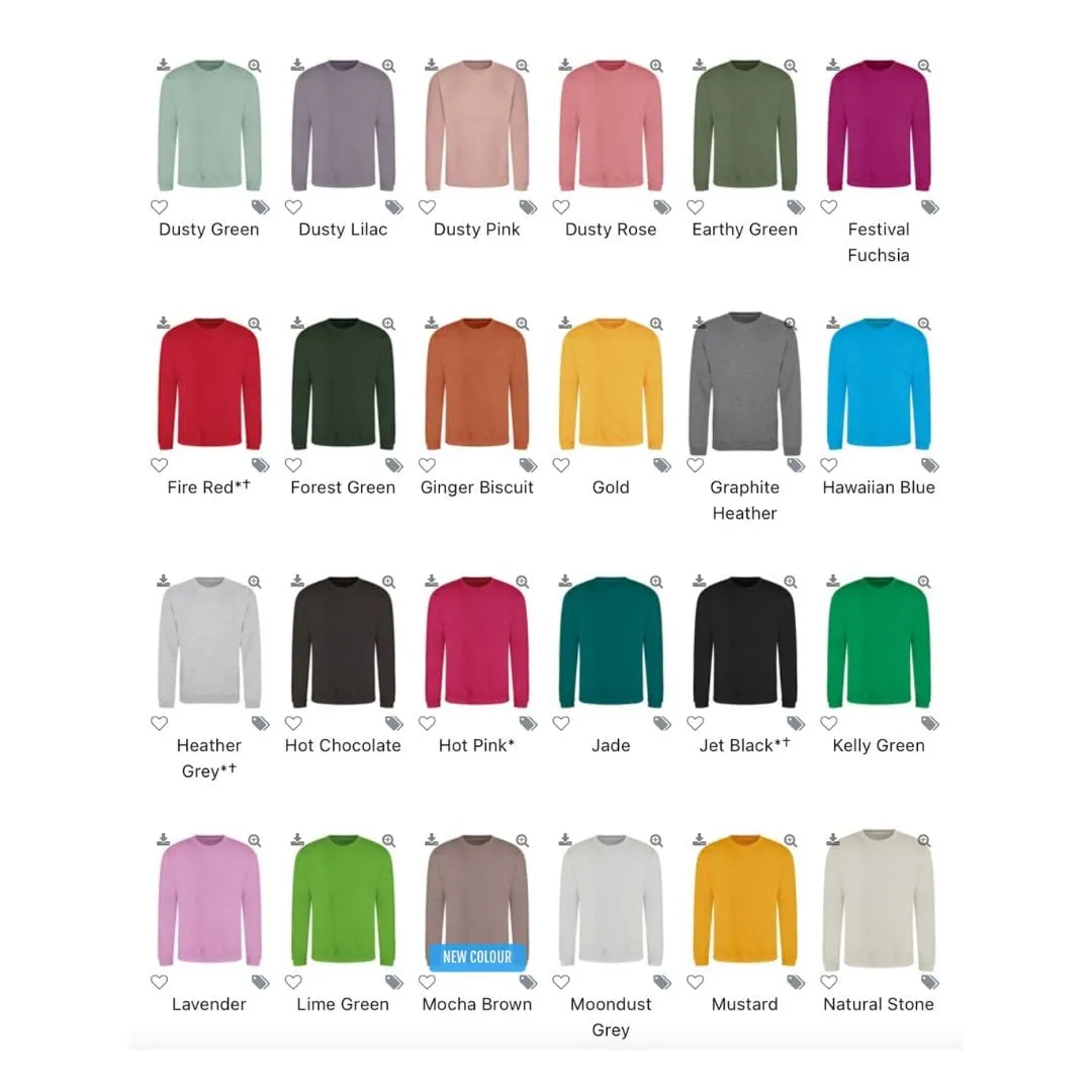 Vegan Happy Men's Lotus Jumper | Multiplpe Colours