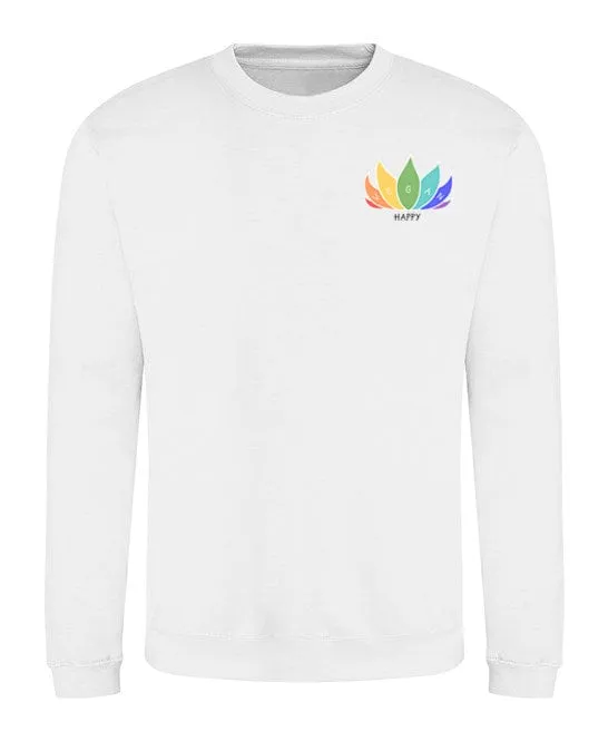 Vegan Happy Men's Lotus Jumper | Multiplpe Colours