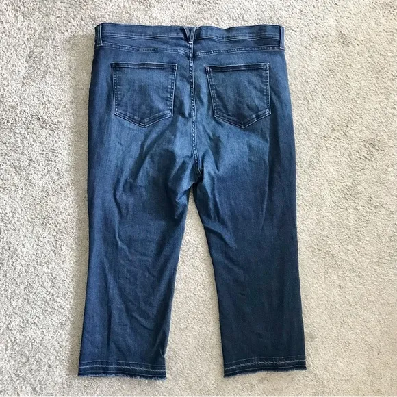 Veronica Beard Carolyn Baby Boot High Rise Jeans Size 22 Midnight Blue