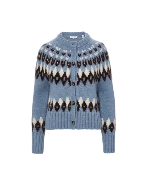 Veronica Beard Christina Fairisle Cardigan