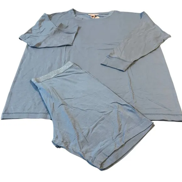 Victoria’s Secret Brushed Modal Sleep Shirt &amp; Bike Shorts Set Two-Piece Set NWT