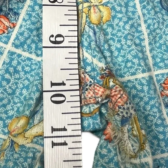 Vintage 70’s High Rise Shorts Hollie Hobbie Style Bicycle Print Rare