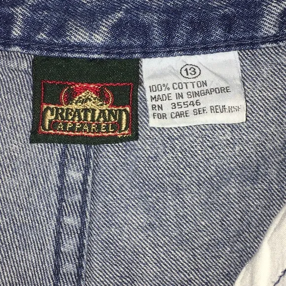 Vintage 80’s Greatland Apparel‎ Acid Wash Medium M