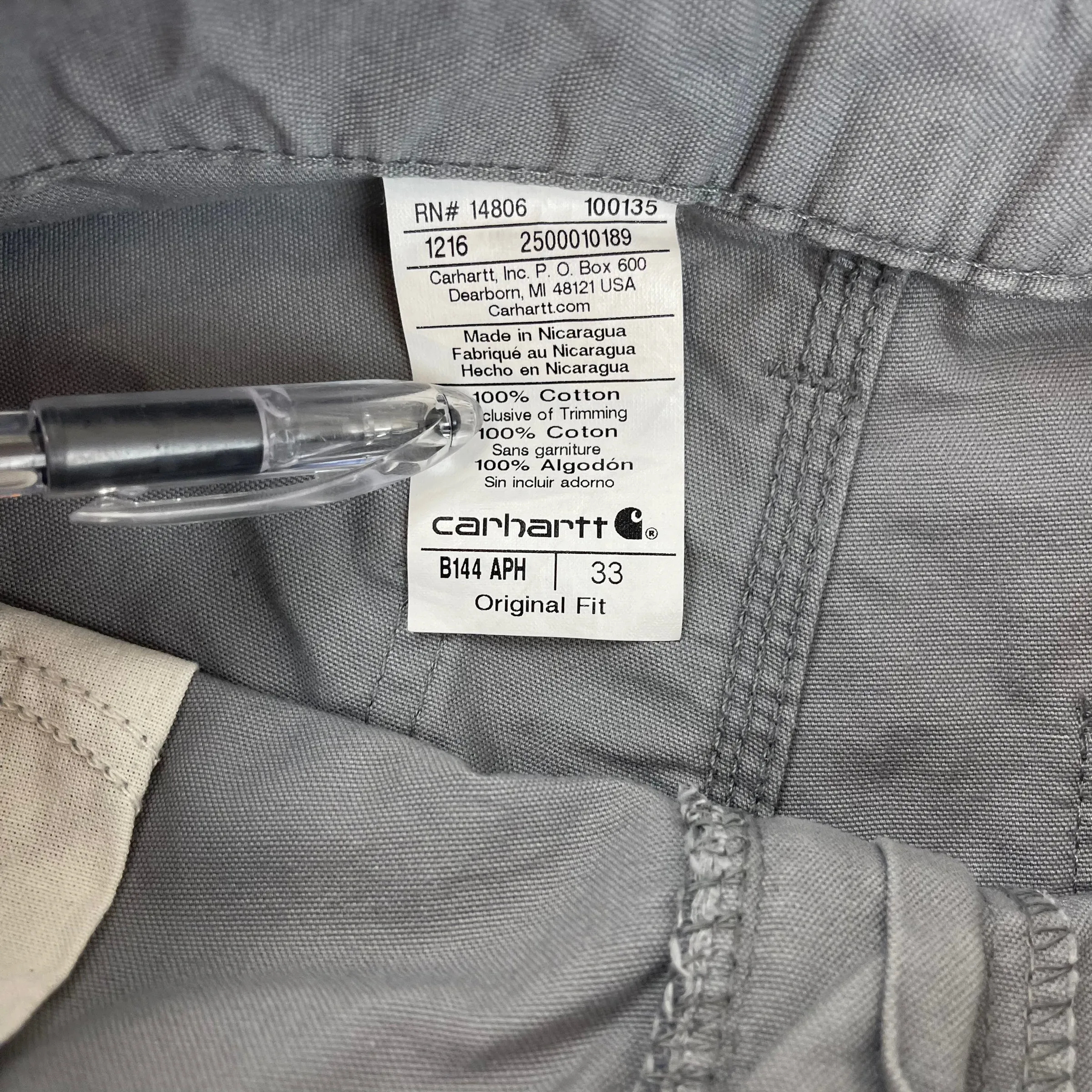 Vintage Carhartt Shorts Grey