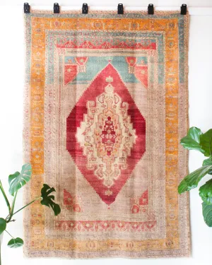Vintage Konya Rug 4'11"x7'4"