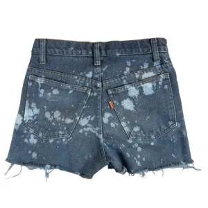 Vintage Levi’s Orange Tab Bleach Splatter Cut Off Distressed Denim Shorts