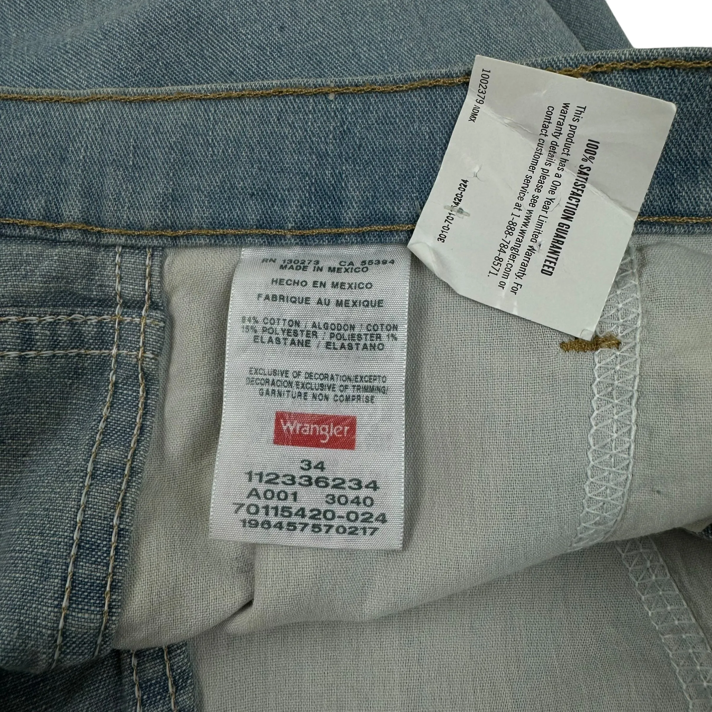 Vintage Wrangler Light Wash Jean Shorts