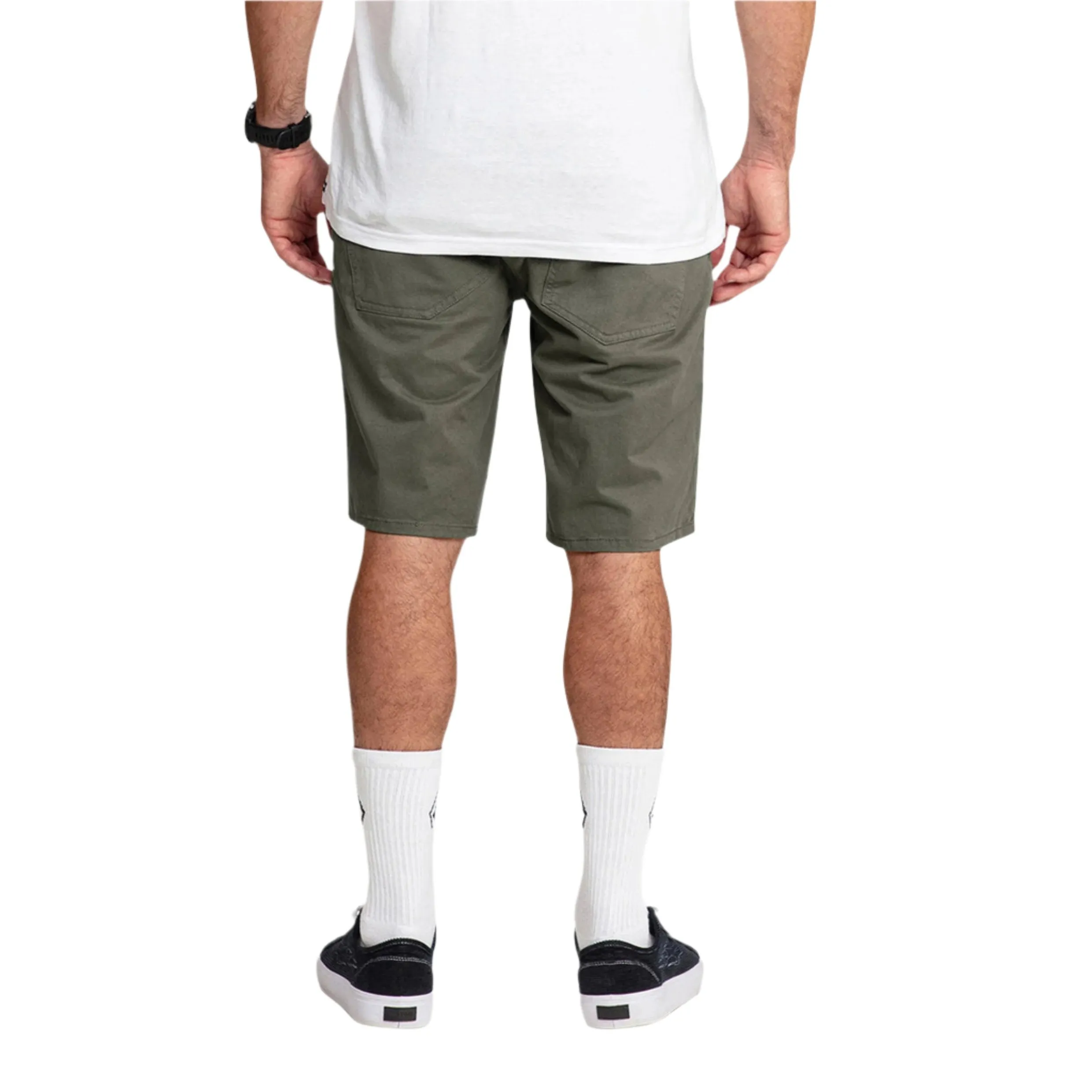 VOLCOM SOLVER LITE MENS SHORT ARMY GREEN CAMO