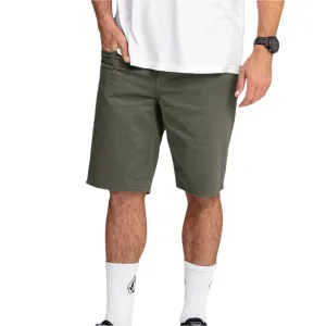 VOLCOM SOLVER LITE MENS SHORT ARMY GREEN CAMO