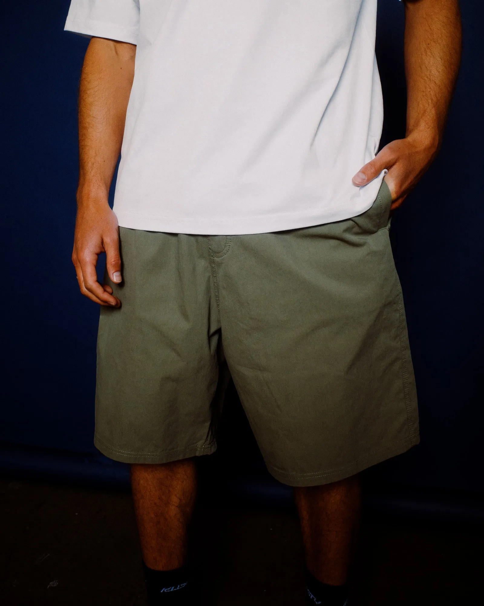 Wear Eva 22" Elastic Waist Baggy Short