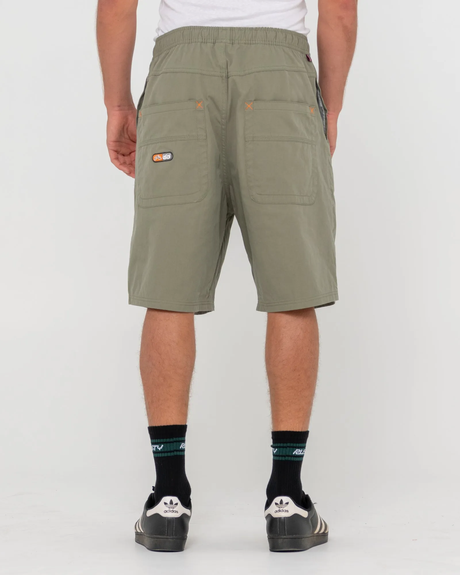 Wear Eva 22" Elastic Waist Baggy Short