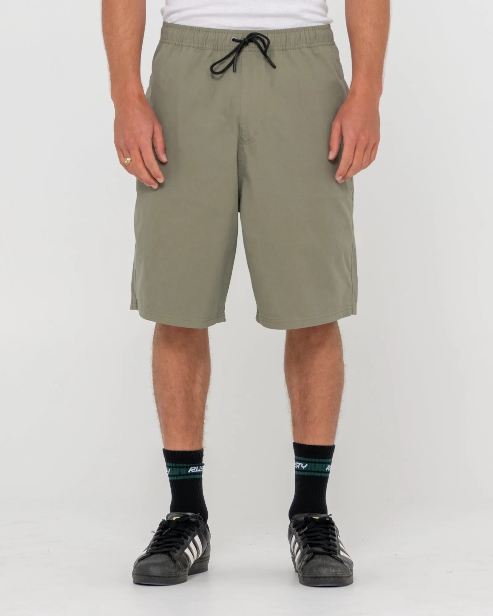 Wear Eva 22" Elastic Waist Baggy Short