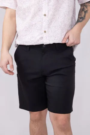 Weatherproof Vintage Tech Utility Shorts for Men in Black | W5S608-004BLACK