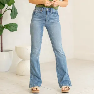 Weekday Blues High Rise Tummy Control Top Boot Cut Regular & Plus Sizes
