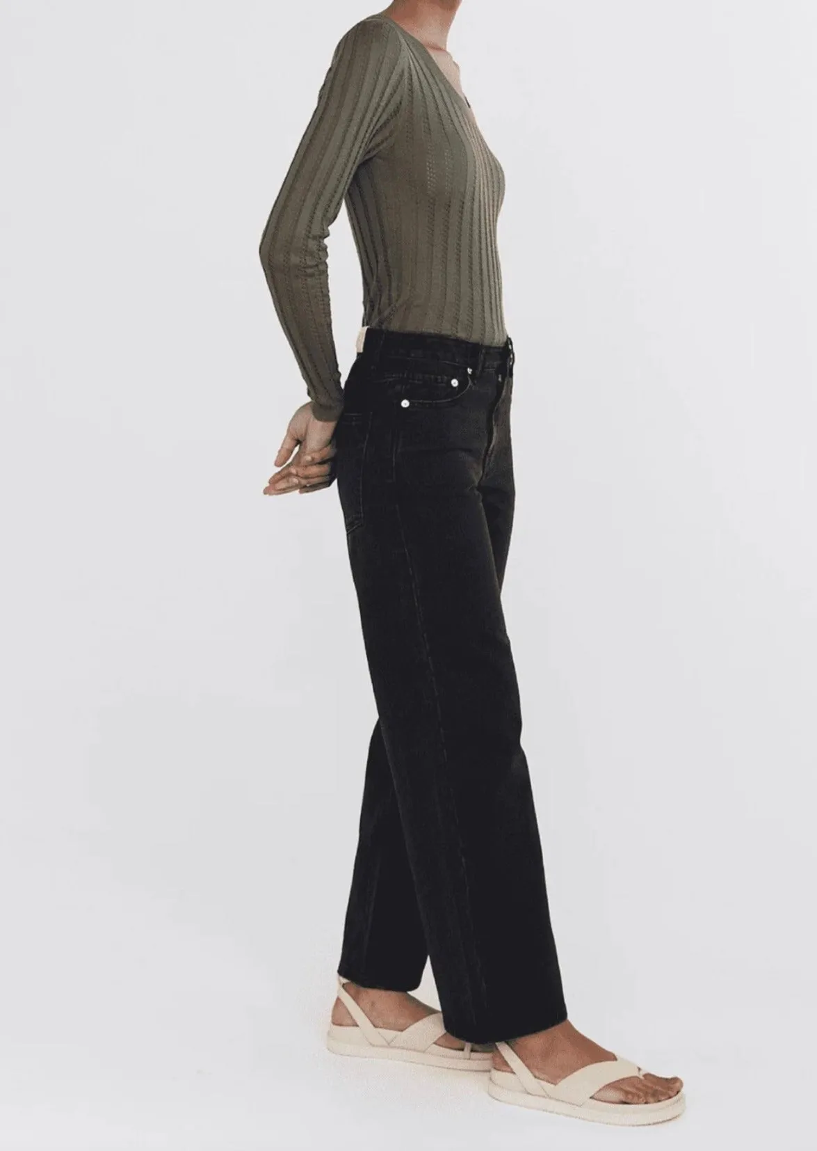 Wide Leg Jean Black