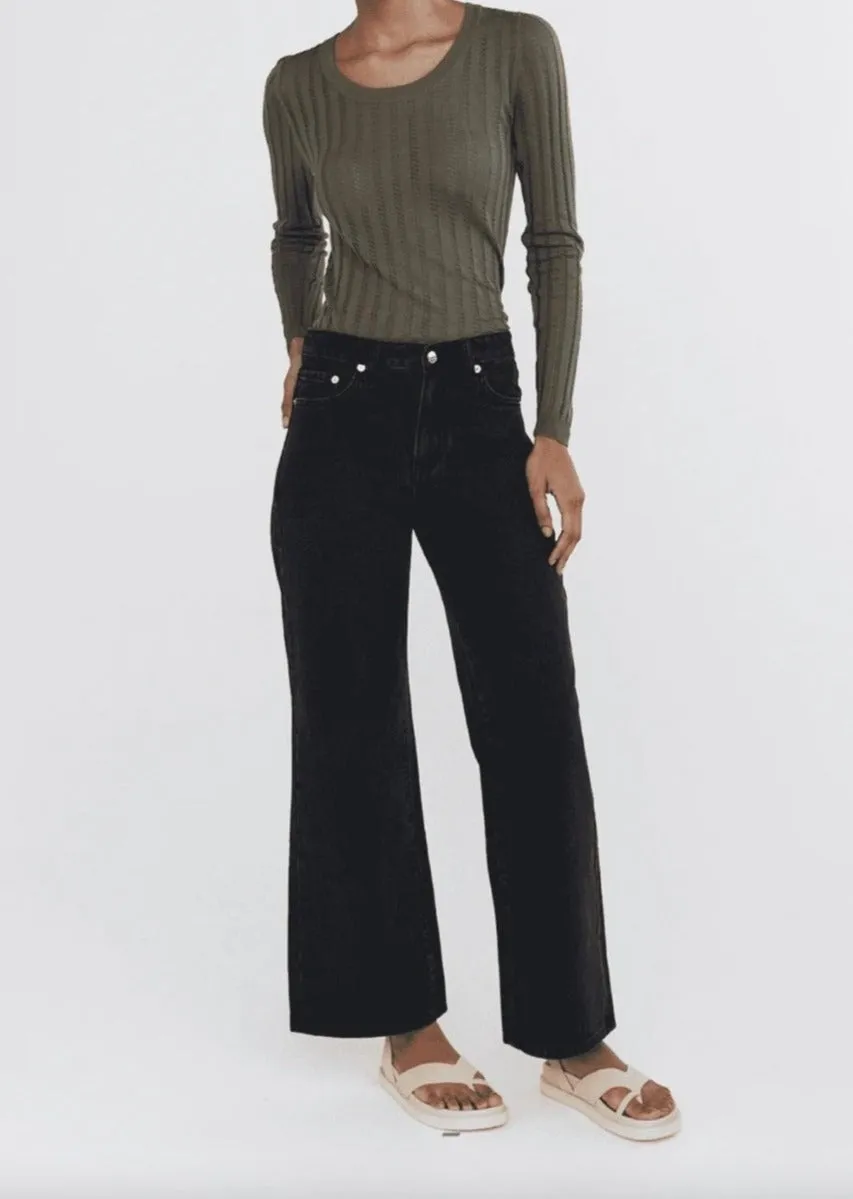 Wide Leg Jean Black