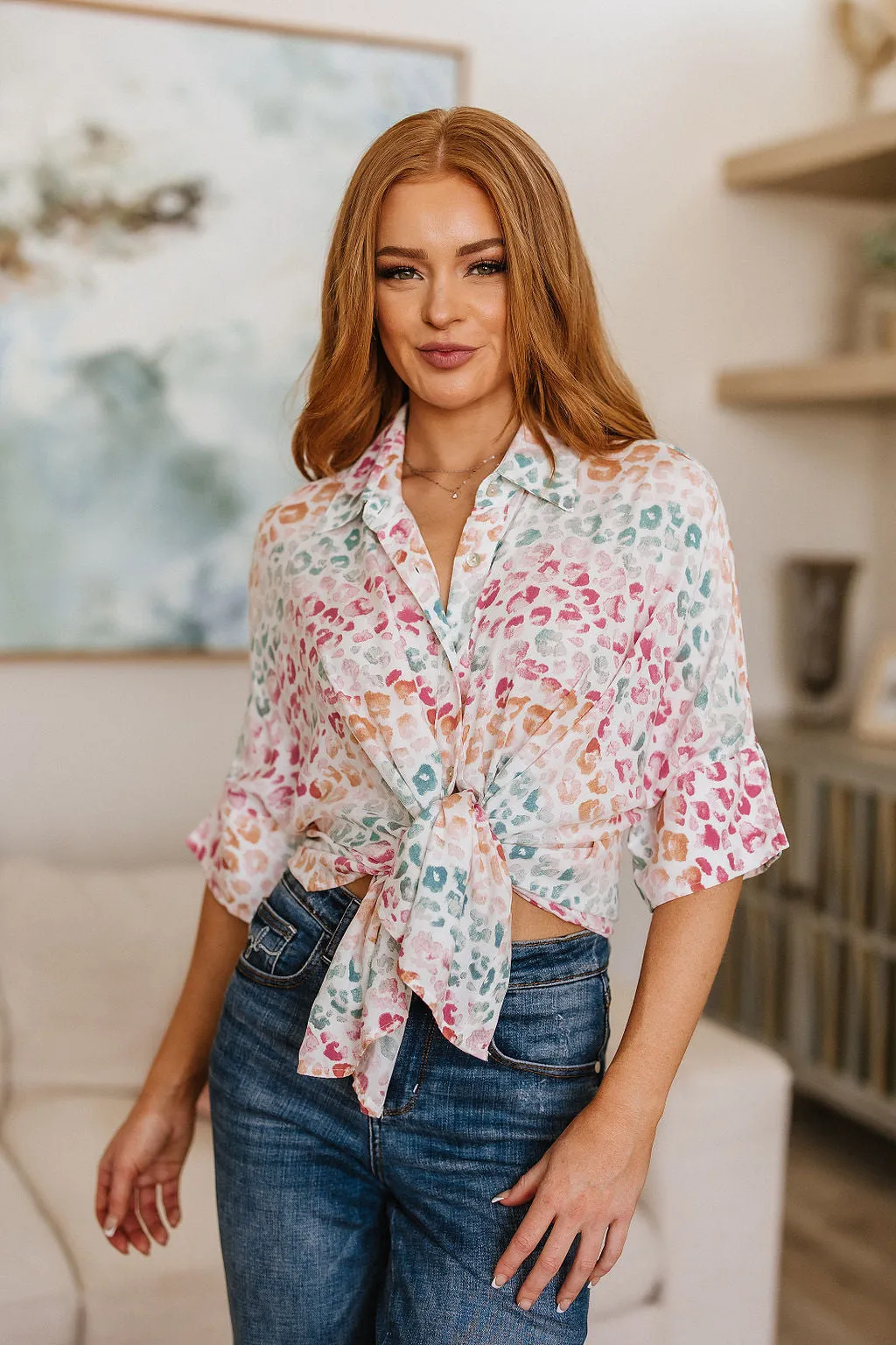 Wild Rainbow Blouse!