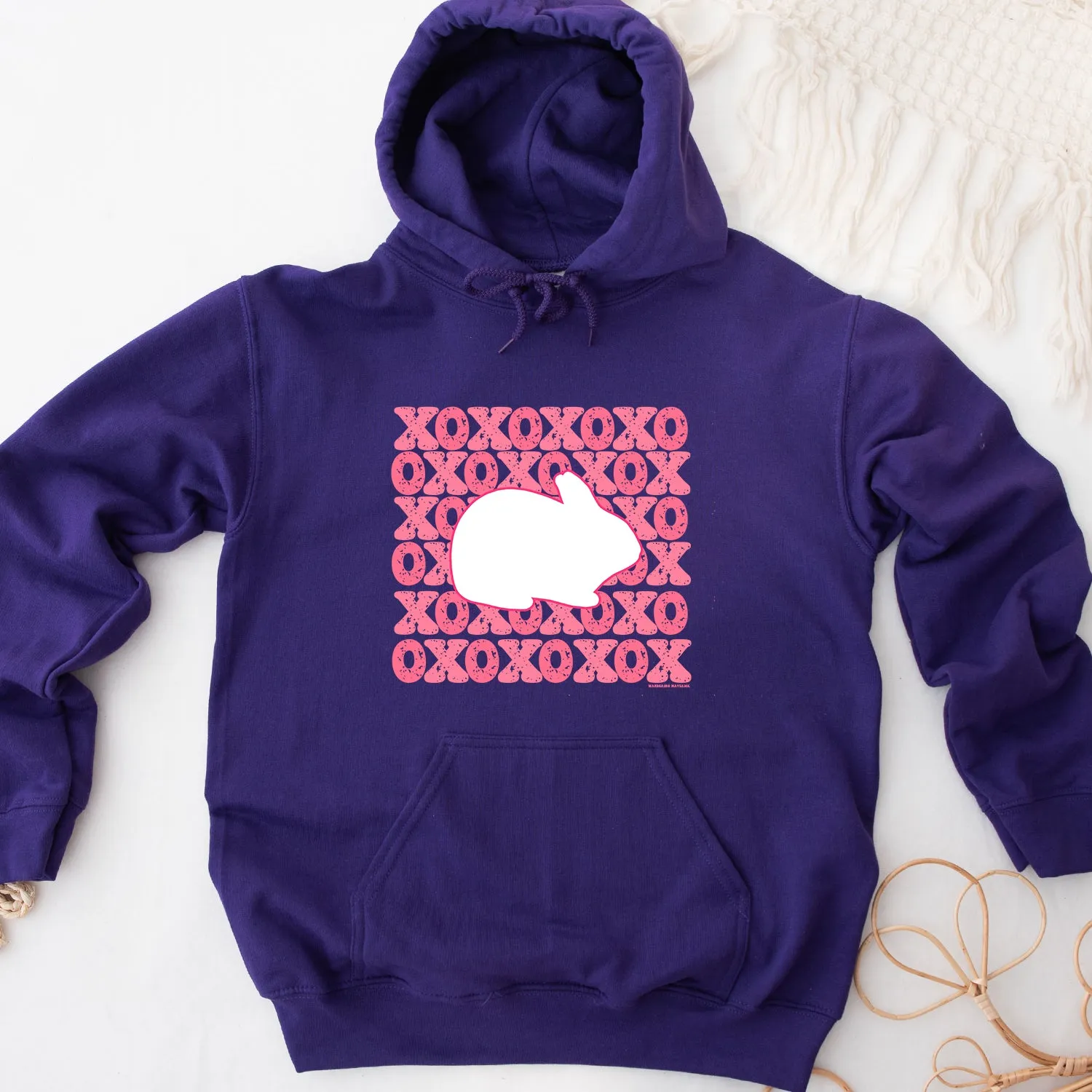 XO Rabbit Hoodie (S-3XL) Unisex - Multiple Colors!